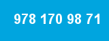 978 170 98 71 978 170 98 71